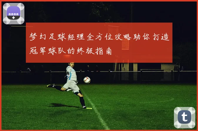 梦幻足球经理全方位攻略助你打造冠军球队的终极指南
